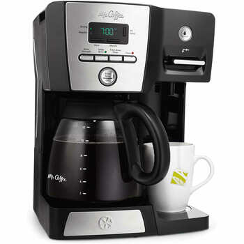 commercial coffee maker with hot water dispenser